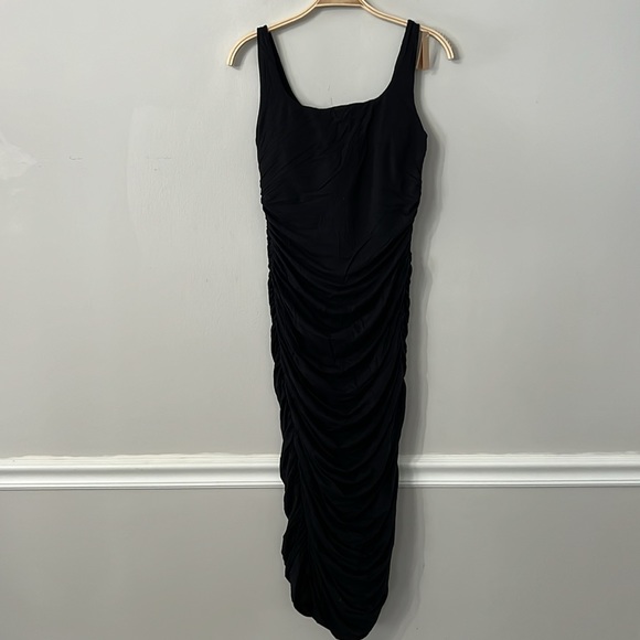 NEW SHAPELLX Tank Ruched Shaping Dress Size:L - Picture 4 of 6